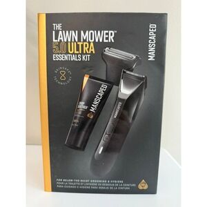MANSCAPED Lawn Mower 5.0 Ultra Essentials Kit Mens Black Grooming Set NWT